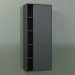 3d model Armario de pared con 1 puerta derecha (8CUCDСD01, Deep Nocturne C38, L 48, P 24, H 120 cm) - vista previa