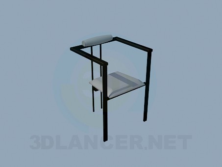 modèle 3D Le tabouret à trois pattes en style High-Tech - preview