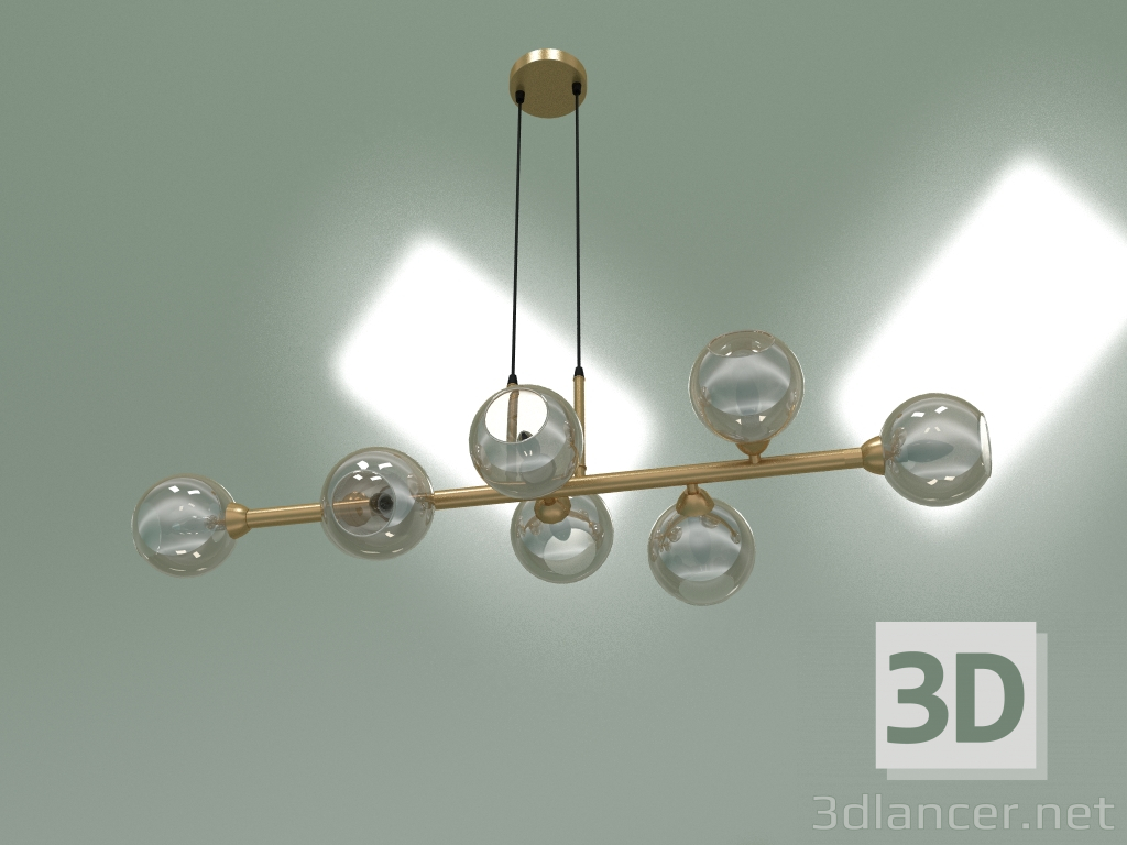 modèle 3D Lustre suspendu Roger 70113-8 (ambre) - preview