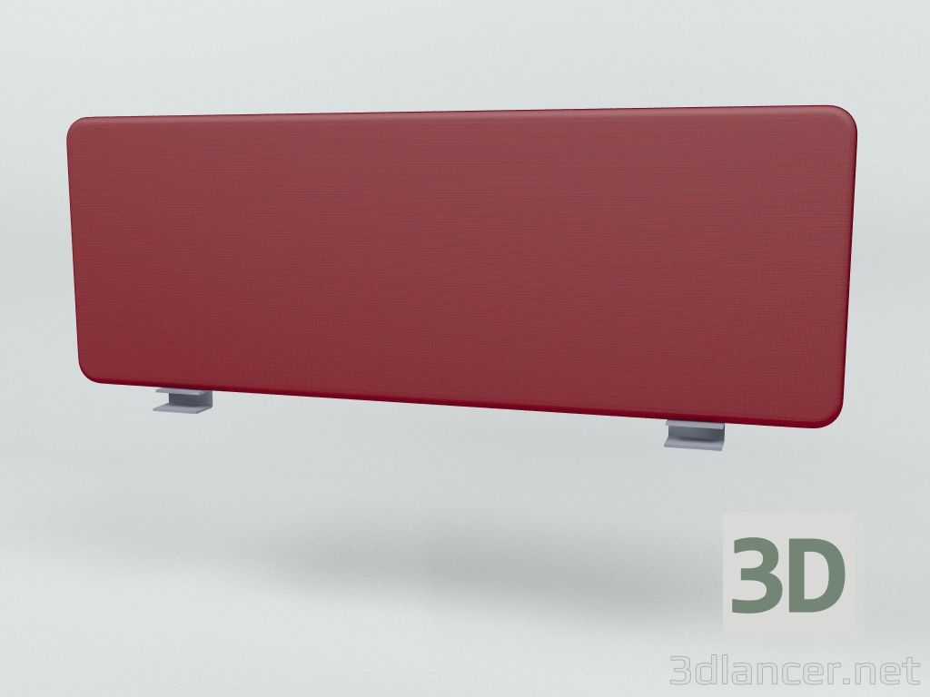 3d model Acoustic screen Desk Single Sonic ZUS54 (1390x500) - preview