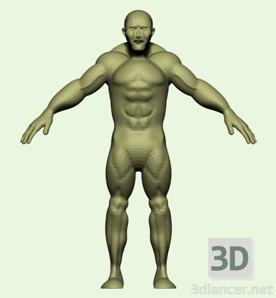 modèle 3D L'homme - preview