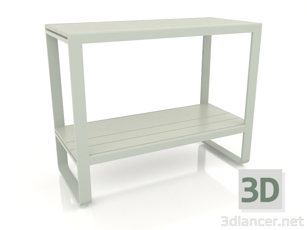 modello 3D Mensola 90 (Grigio cemento) - anteprima