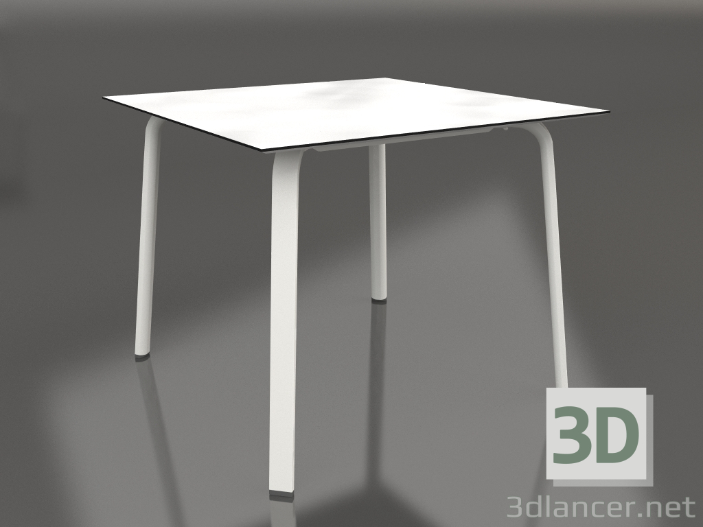 3d model Mesa de comedor 90 (gris ágata) - vista previa