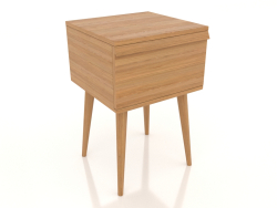 Bedside table STAND 400x400 mm (natural oak)