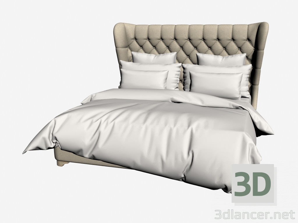 modello 3D GRAZIA letto KING size (201.002-F01) - anteprima