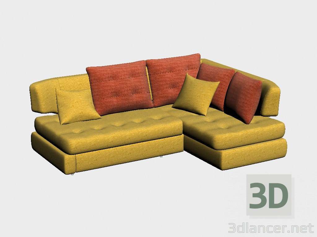 3D Modell Ecksofa Palermo - Vorschau