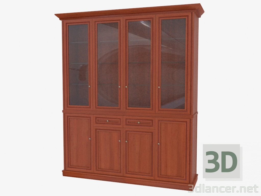 3d model Pared de muebles (365-37) - vista previa