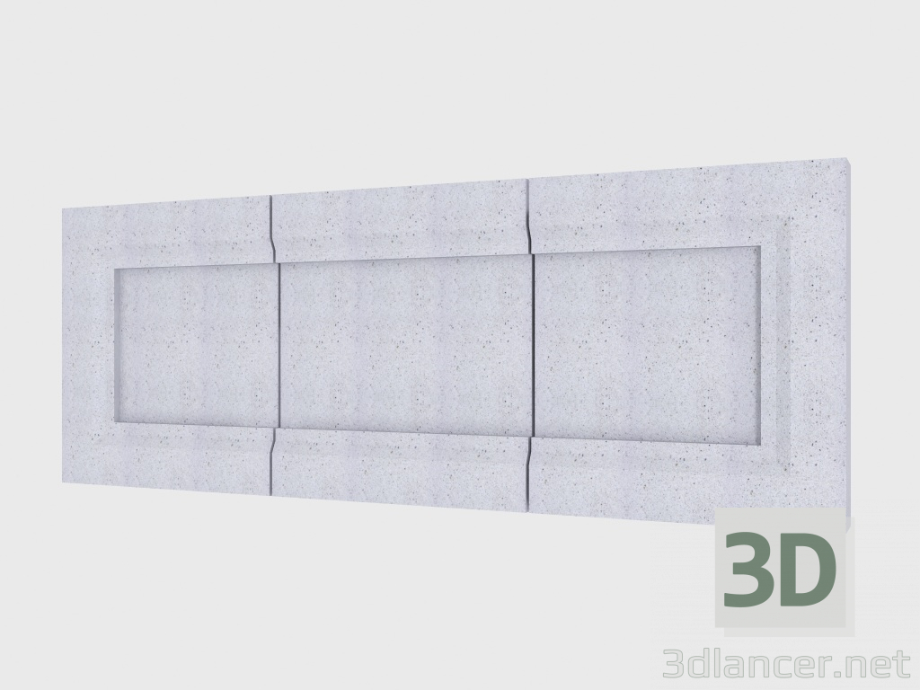 modello 3D Pannello (FF49FK) - anteprima