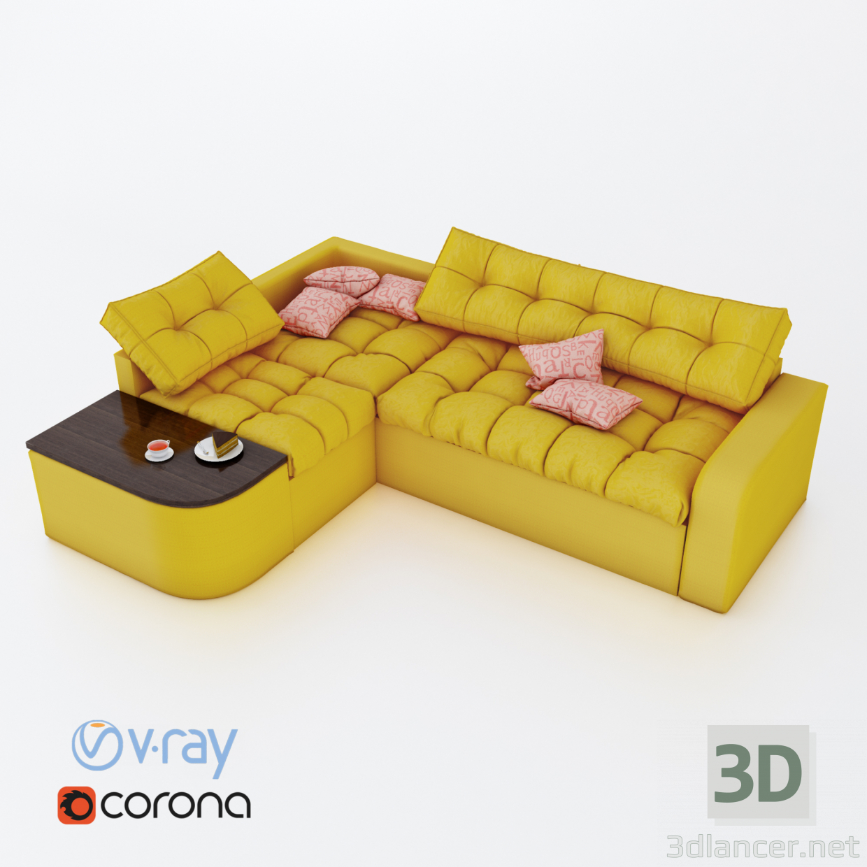 modello 3D di BARCELLONA comprare - rendering