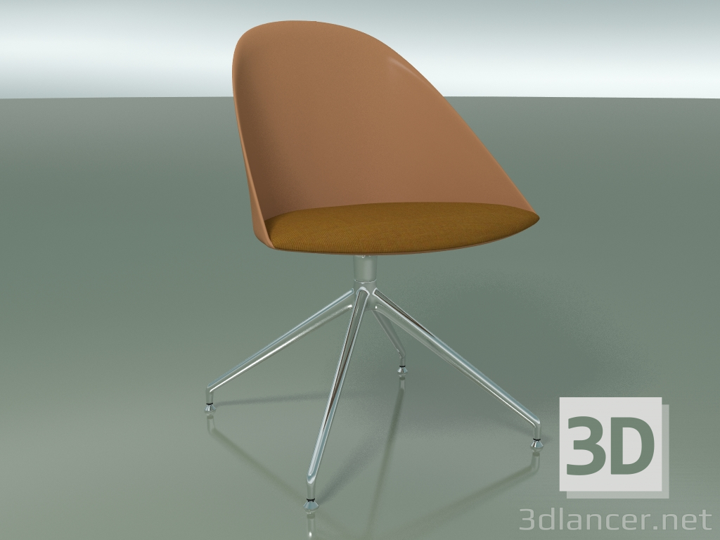 modello 3D Sedia 2213 (girevole, con cuscino, CRO, polipropilene PC00004) - anteprima