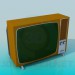 modello 3D Retro TV - anteprima