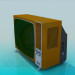 modello 3D Retro TV - anteprima