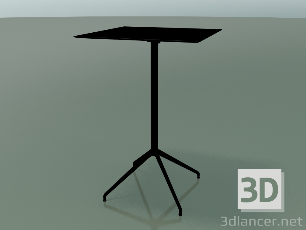 Modelo 3d Mesa quadrada 5748 (H 103,5 - 69x69 cm, espalhada, preto, V39) - preview