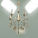 Modelo 3d Lustre suspenso Telao 10110-5 (cristal dourado) - preview