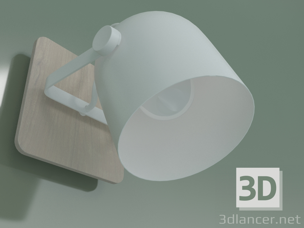 modello 3D Spot 2625 bianco spettro - anteprima