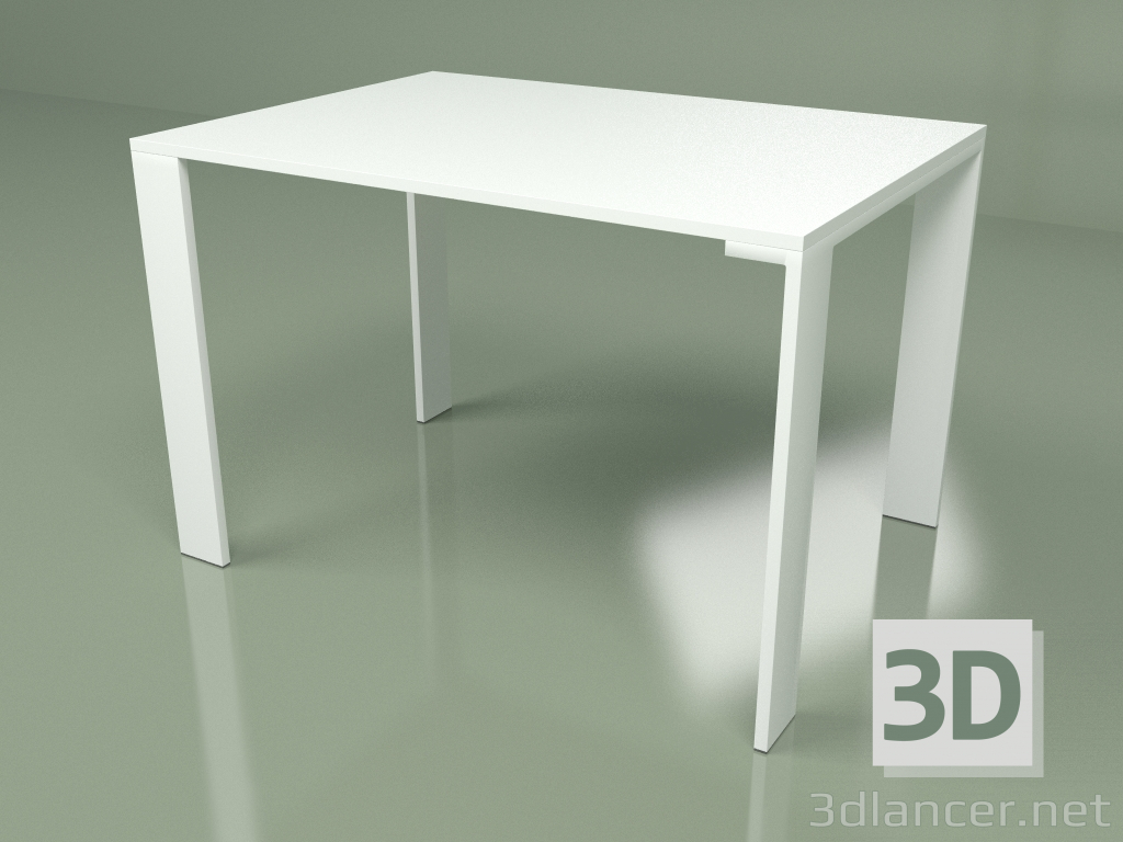 modello 3D Tavolo da pranzo Ivan 100х79 (bianco) - anteprima