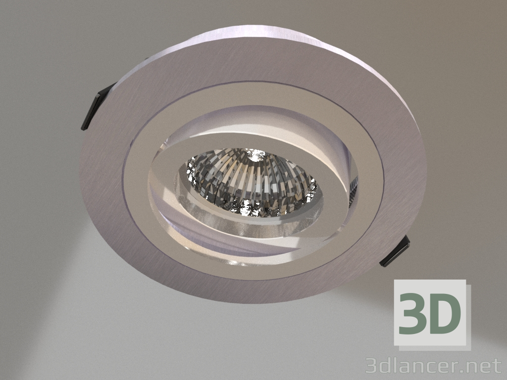 3D Modell Einbauleuchte (C0001) - Vorschau