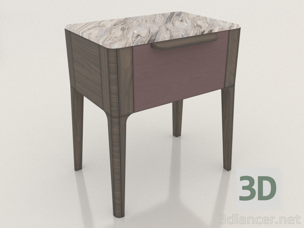 3d model Mesita de noche (Calypso) - vista previa