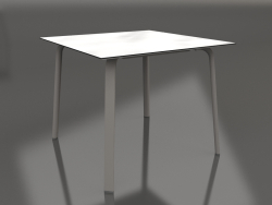 Table à manger 90 (Gris quartz)