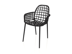 Chaise de jardin Albert Kuip (Noir)