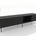 3d model TV cabinet OPEN 1800 mm (black RAL 9005) - preview