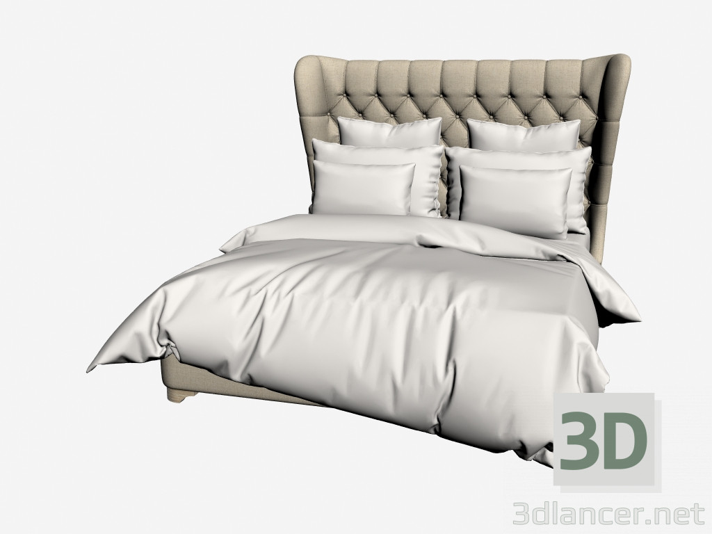 modello 3D GRAZIA letto QUEEN SIZE (202.002-F01) - anteprima