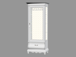 armoire porte simple avec compartiment MD417