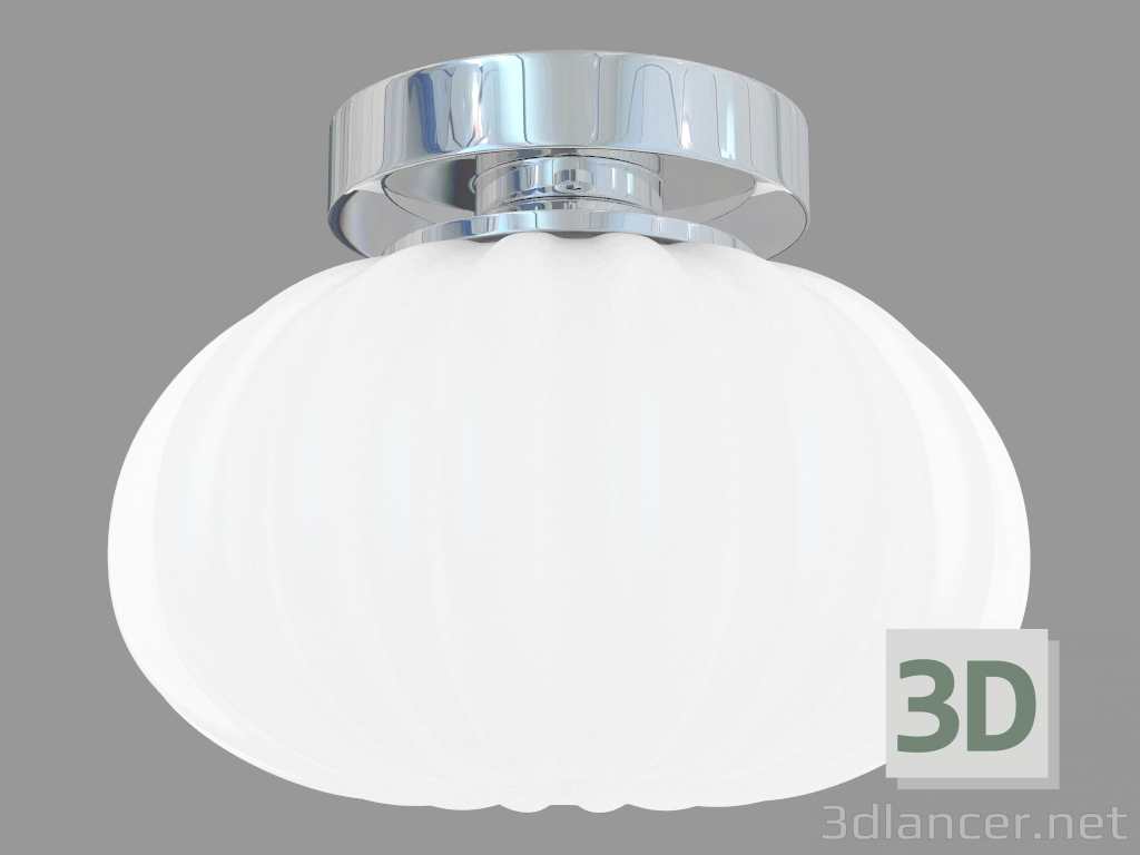 modello 3D Soffitto di vetro illuminante (C110243 1white) - anteprima