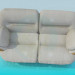 3d model Gray sofa - preview