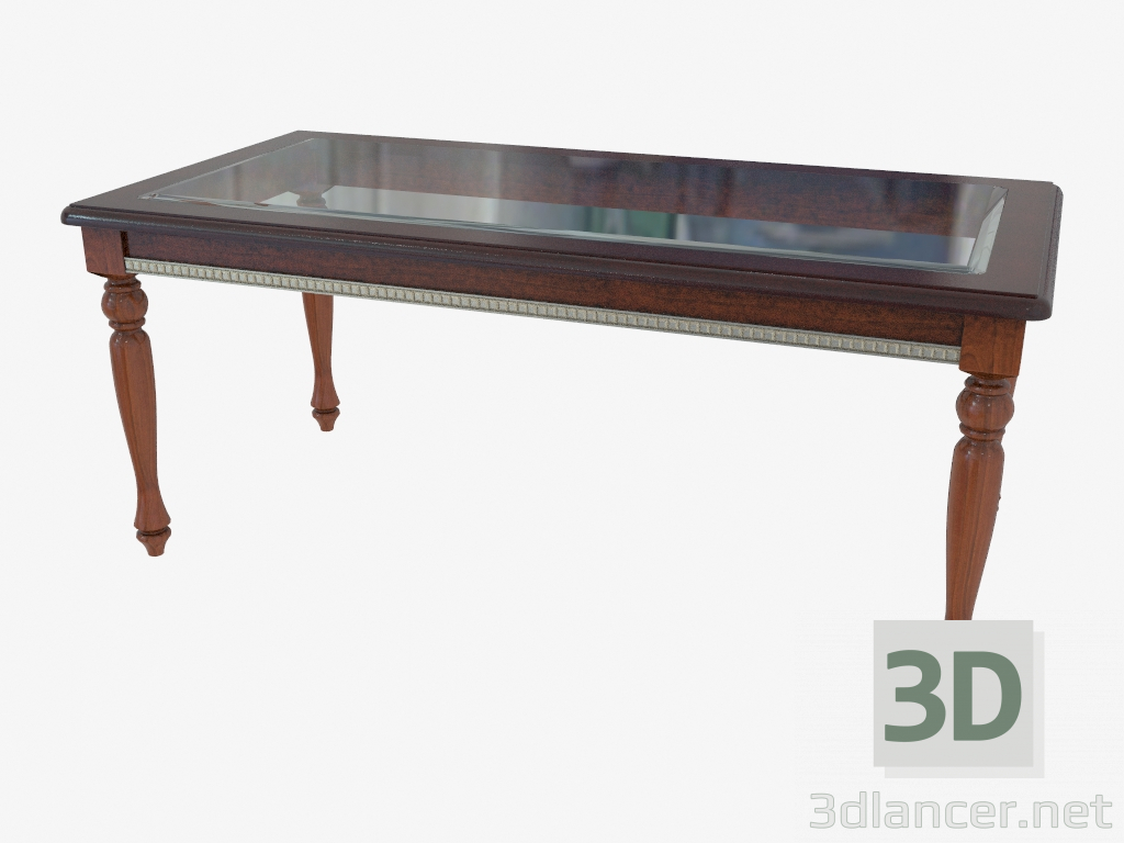 3D Modell Couchtisch mit Glas (1200х600х514) - Vorschau