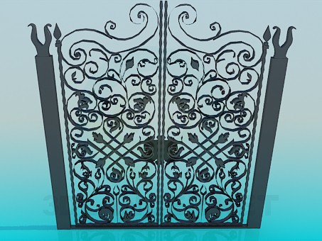 3D modeli Sahte Gates - önizleme