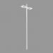 modèle 3D Lampadaire OUTLINE FLOOD (S3105W (2x) + accessoire S3045 + mât S2843 h3500mm) - preview