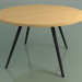 3d model Mesa redonda 5455 (A 74 - P 120 cm, chapa de roble natural L22, V44) - vista previa