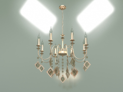 Lustre suspenso Telao 10110-8 (cristal dourado)