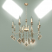 Modelo 3d Lustre suspenso Telao 10110-8 (cristal dourado) - preview