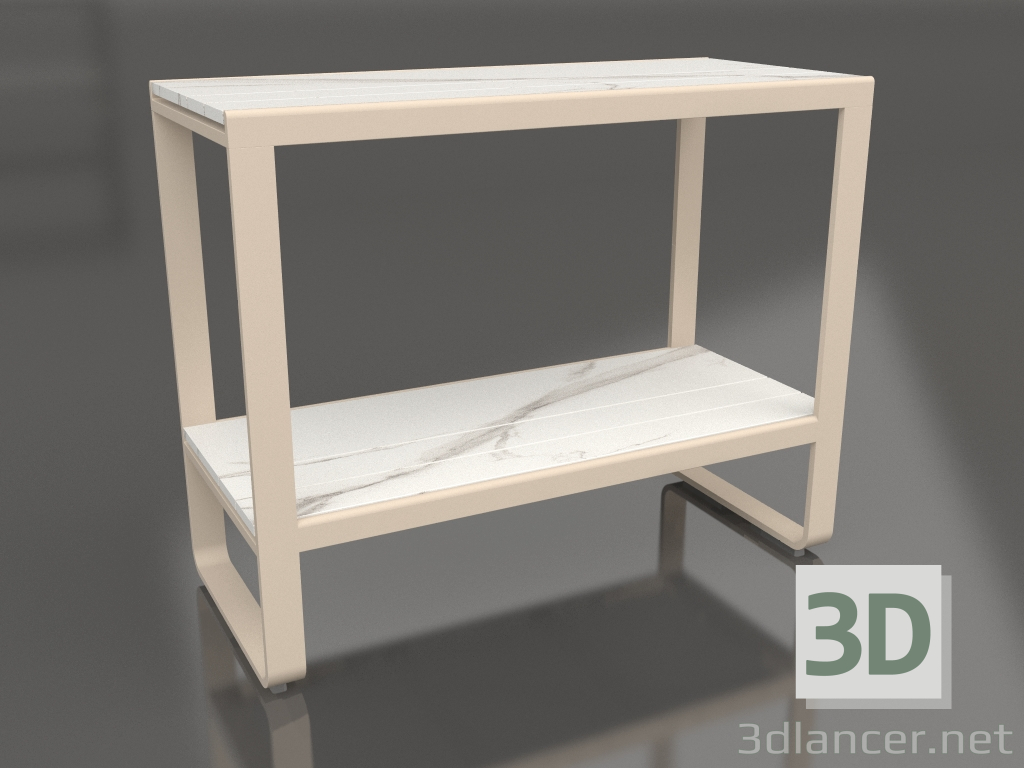 3d модель Стелаж 90 (DEKTON Aura, Sand) – превью