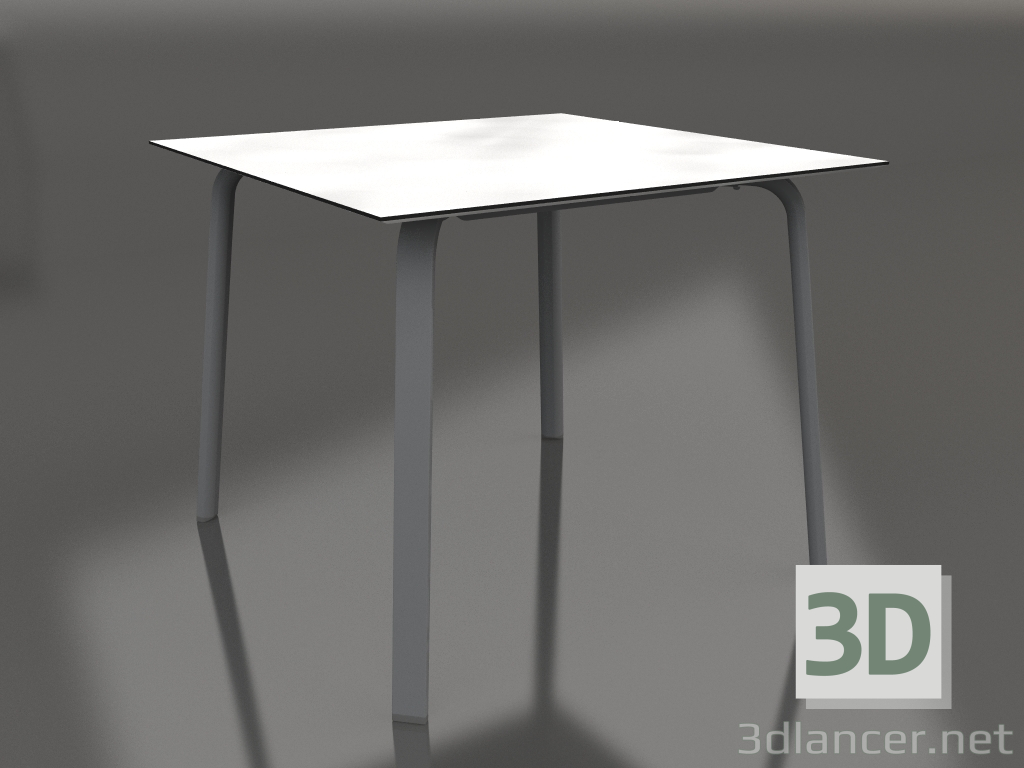 modèle 3D Table à manger 90 (Anthracite) - preview