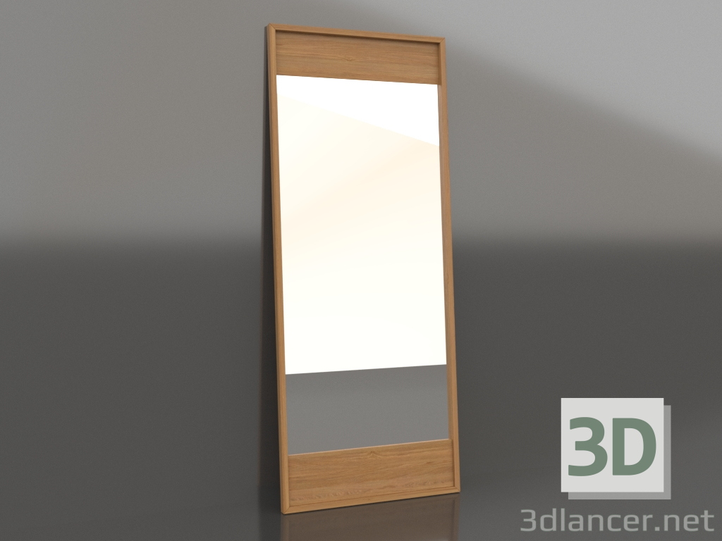 3D modeli Ayna 2000x800 mm (doğal meşe) - önizleme