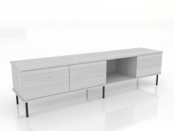 Mobile TV OPEN 1800 mm (bianco RAL 9010)