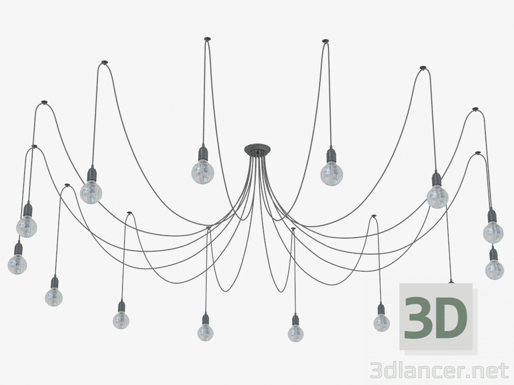 3d model Chandelier (S110233 14) - preview