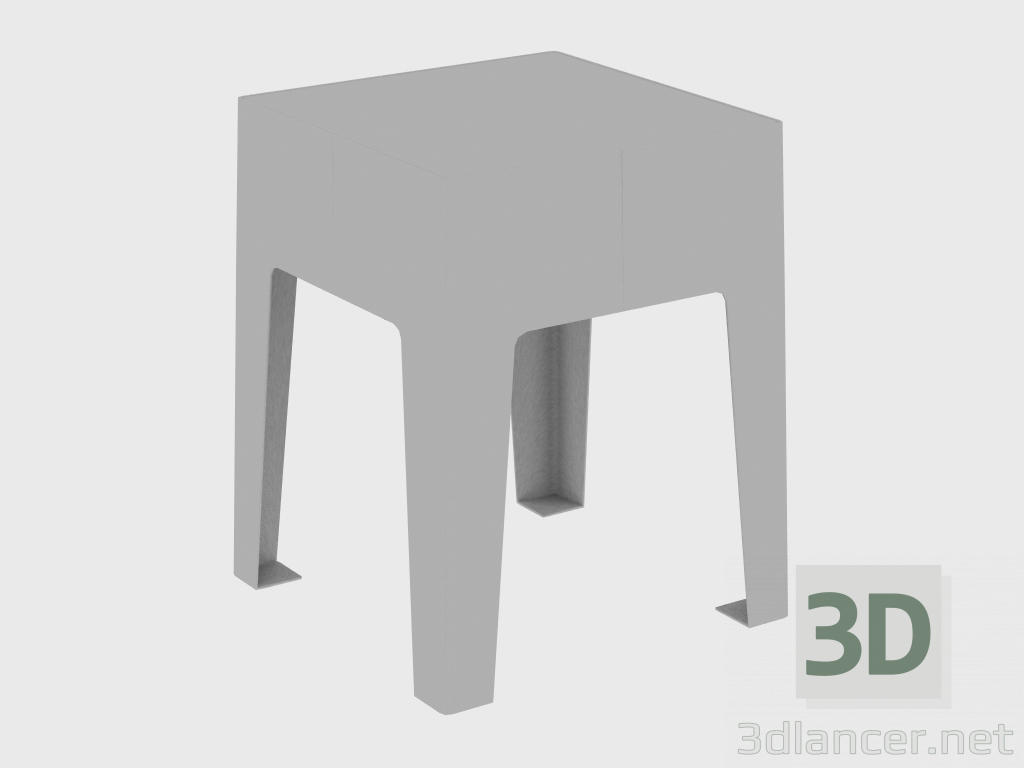 3d model Mesa de centro GORKY SMALL TABLE (40x40xH53) - vista previa