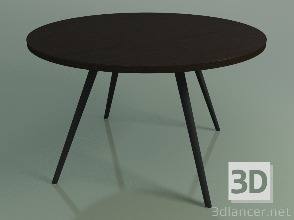 3D modeli Yuvarlak masa 5455 (H 74 - D 120 cm, kaplamalı L21 venge, V44) - önizleme