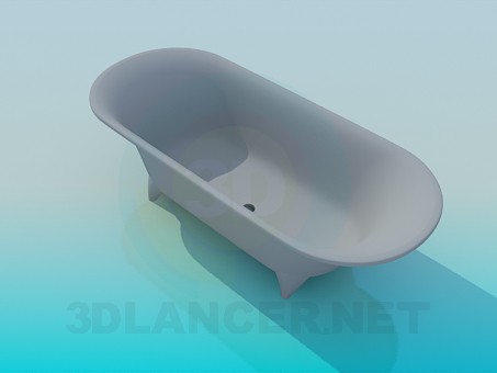 3d model Bath - preview