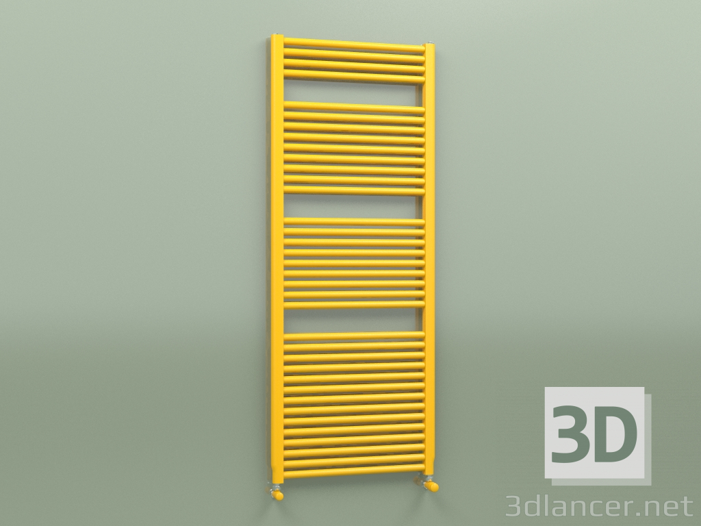 3d model Heated towel rail NOVO (1520x600, Melon yellow - RAL 1028) - preview