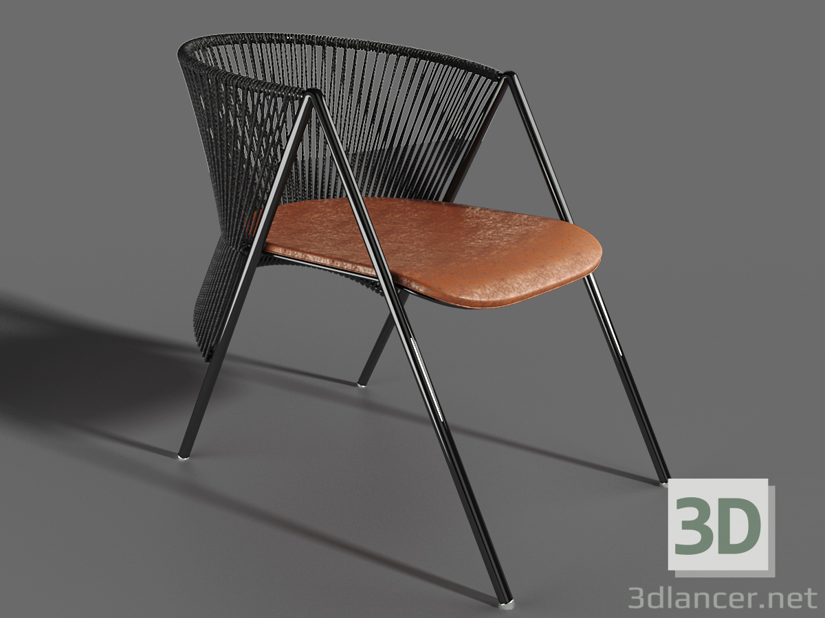 Silla 3D modelo Compro - render