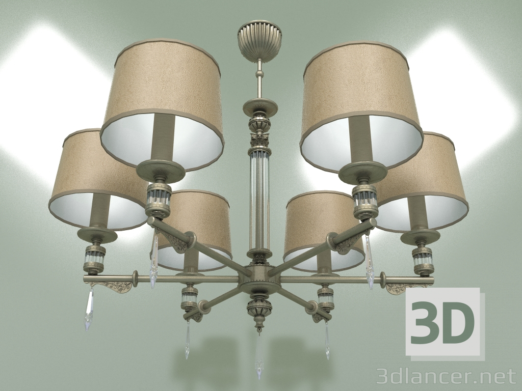 Modelo 3d Lustre MERANO MER-ZW-6 (PA) - preview