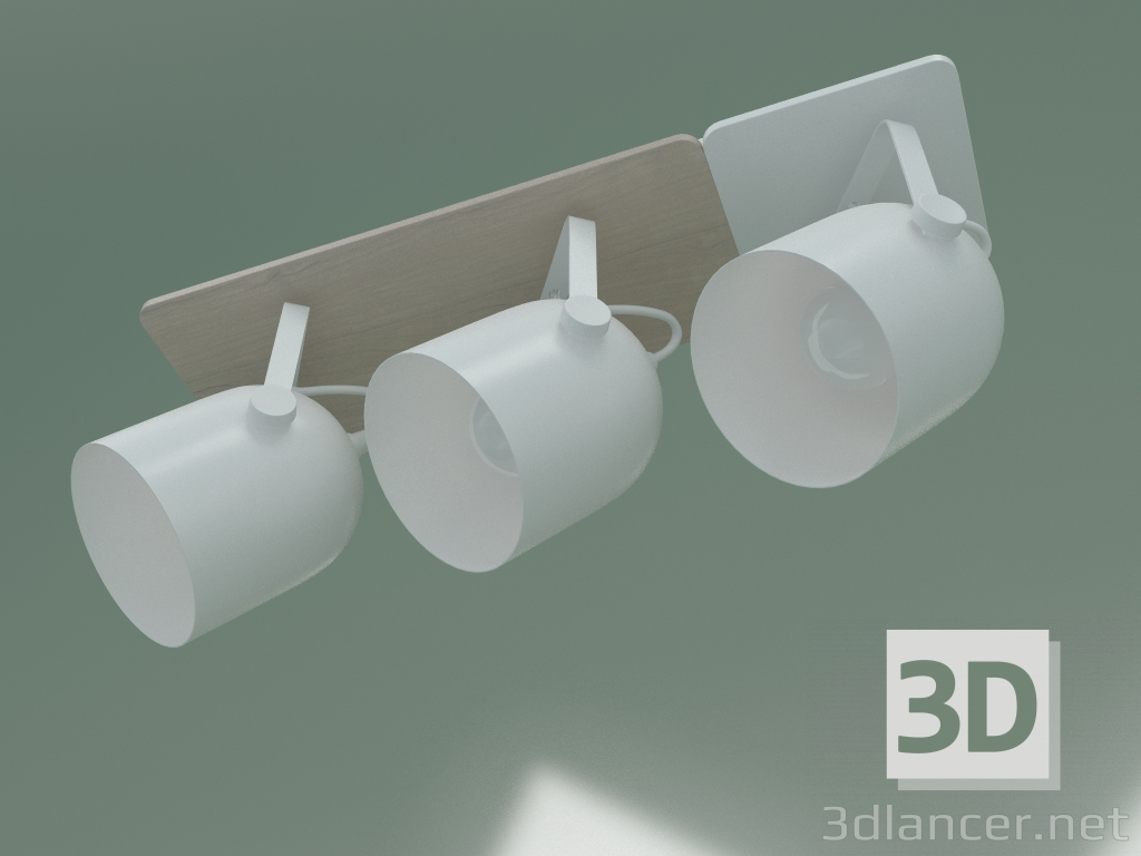 modello 3D Spot 2627 bianco spettro - anteprima