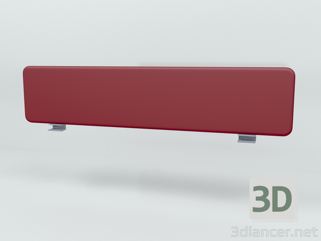 3d model Pantalla acústica Escritorio Single Sonic ZUS16 (1590x350) - vista previa