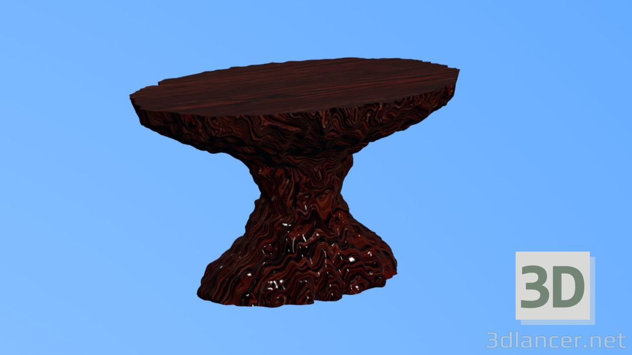 3d designer table model buy - render