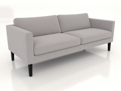 3-Sitzer-Sofa (hohe Beine, Stoff)